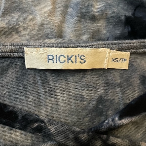 RICKI'S Tie Dye Cage Neck Sleeveless Top Size Extra Small - Picture 7 of 9